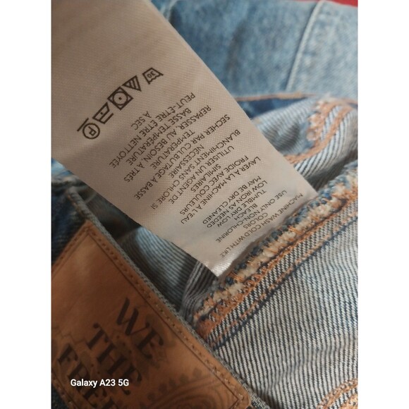 WE THE FREE Good Luck Mid-Rise Barrel Jeans Women's Size 25 - Picture 8 of 9
